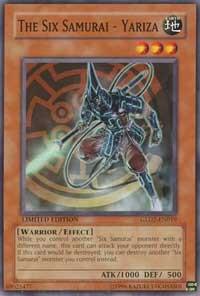 The Six Samurai - Yariza - Gold Series 2009 YuGiOh trading card
