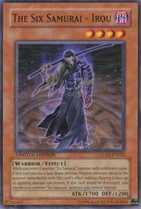The Six Samurai - Irou - Gold Series 2009 (GLD2) #GLD2-EN022 - Common / Short Print YuGiOh Trading Card