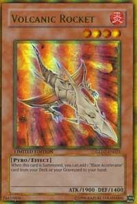 Volcanic Rocket - Gold Series 2009 (GLD2) #GLD2-EN023 - Ultra Rare YuGiOh Trading Card