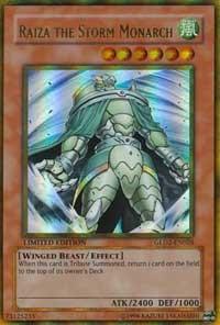 Raiza the Storm Monarch - Gold Series 2009 (GLD2) #GLD2-EN026 - Ultra Rare YuGiOh Trading Card