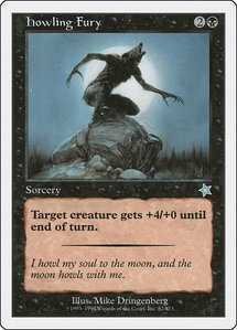 Howling Fury - Starter 1999 (S99) #82 - Uncommon Magic: The Gathering Trading Card
