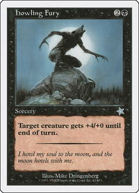 Howling Fury - Starter 1999 (S99) #82 - Uncommon Magic: The Gathering Trading Card