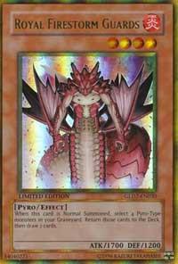 Royal Firestorm Guards - Gold Series 2009 YuGiOh trading card