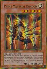 Prime Material Dragon - Gold Series 2009 YuGiOh trading card