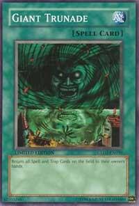 Giant Trunade trading card from Gold Series 2009 Giant Trunade - Gold Series 2009 YuGiOh trading card