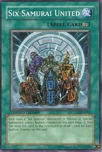 Six Samurai United - Gold Series 2009 YuGiOh trading card