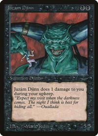 Juzam Djinn - Arabian Nights (ARN) #null - Rare Magic: The Gathering Trading Card