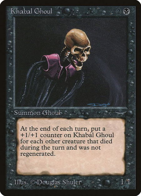 Khabal Ghoul - Arabian Nights Magic: The Gathering trading card
