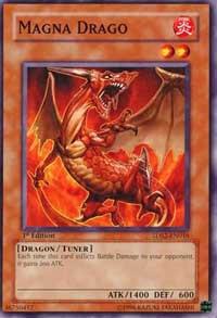 Magna Drago trading card from 5D's Starter Deck 2009 Magna Drago - 5D's Starter Deck 2009 YuGiOh trading card