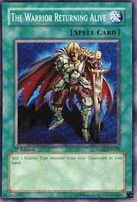 The Warrior Returning Alive trading card from 5D's Starter Deck 2009 The Warrior Returning Alive - 5D's Starter Deck 2009 YuGiOh trading card