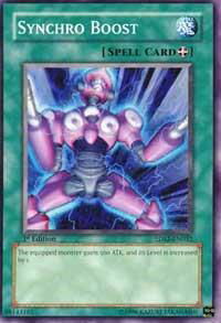 Synchro Boost - 5D's Starter Deck 2009 (5DS2) #5DS2-EN032 - Common / Short Print YuGiOh Trading Card