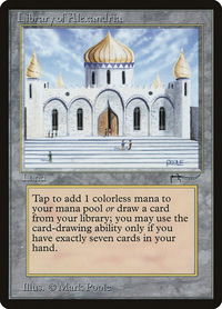 Library of Alexandria - Arabian Nights (ARN) #null - Uncommon Magic: The Gathering Trading Card