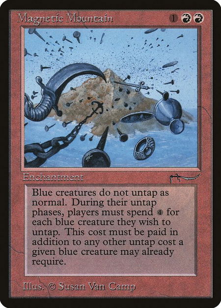 Magnetic Mountain - Arabian Nights Magic: The Gathering trading card