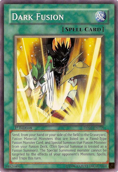 Dark Fusion - Duelist Pack 6: Jaden Yuki 3 YuGiOh trading card