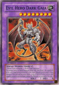 Evil Hero Dark Gaia - Duelist Pack 6: Jaden Yuki 3 (DP06) #DP06-EN010 - Common / Short Print YuGiOh Trading Card