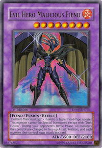 Evil Hero Malicious Fiend - Duelist Pack 6: Jaden Yuki 3 (DP06) #DP06-EN013 - Ultra Rare YuGiOh Trading Card