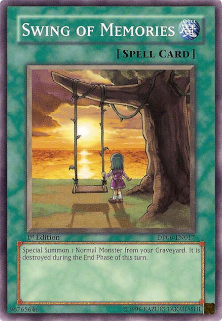 Swing of Memories - Duelist Pack 6: Jaden Yuki 3 YuGiOh trading card