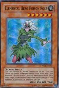 Elemental Hero Poison Rose - Premium Pack 2 (PP02) #PP02-EN006 - Super Rare YuGiOh Trading Card