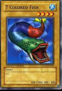 7 Colored Fish - Gold Series 2008 YuGiOh trading card