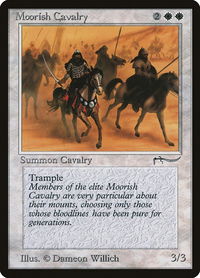 Moorish Cavalry - Arabian Nights (ARN) #null - Common Magic: The Gathering Trading Card