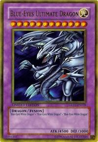 Blue-Eyes Ultimate Dragon trading card from Gold Series 2008 Blue-Eyes Ultimate Dragon - Gold Series 2008 YuGiOh trading card