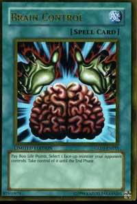 Brain Control - Gold Series 2008 (GLD1) #GLD1-EN033 - Rare YuGiOh Trading Card
