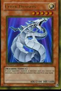 Cyber Dragon trading card from Gold Series 2008 Cyber Dragon - Gold Series 2008 YuGiOh trading card