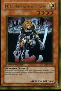 D.D. Warrior Lady - Gold Series 2008 (GLD1) #GLD1-EN015 - Rare YuGiOh Trading Card