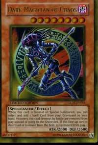 Dark Magician of Chaos trading card from Gold Series 2008 Dark Magician of Chaos - Gold Series 2008 YuGiOh trading card