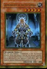 Grandmaster of the Six Samurai - Gold Series 2008 (GLD1) #GLD1-EN026 - Rare YuGiOh Trading Card
