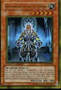 Grandmaster of the Six Samurai - Gold Series 2008 (GLD1) #GLD1-EN026 - Rare YuGiOh Trading Card