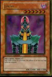 Jinzo trading card from Gold Series 2008 Jinzo - Gold Series 2008 YuGiOh trading card