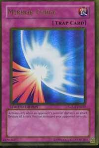 Mirror Force trading card from Gold Series 2008 Mirror Force - Gold Series 2008 YuGiOh trading card