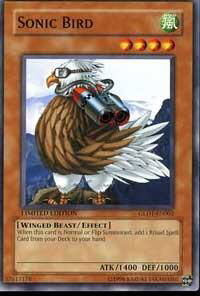 Sonic Bird - Gold Series 2008 (GLD1) #GLD1-EN002 - Common / Short Print YuGiOh Trading Card
