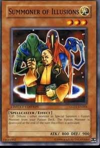 Summoner of Illusions trading card from Gold Series 2008 Summoner of Illusions - Gold Series 2008 YuGiOh trading card