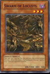 Swarm of Locusts - Gold Series 2008 (GLD1) #GLD1-EN009 - Common / Short Print YuGiOh Trading Card