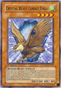 Crystal Beast Cobalt Eagle - Duelist Pack 7: Jesse Anderson (DP07) #DP07-EN006 - Common / Short Print YuGiOh Trading Card