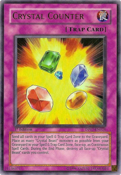 Crystal Counter - Duelist Pack 7: Jesse Anderson YuGiOh trading card