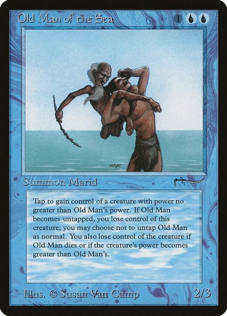 Old Man of the Sea - Arabian Nights Magic: The Gathering trading card