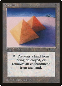 Pyramids - Arabian Nights (ARN) #null - Rare Magic: The Gathering Trading Card