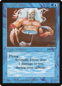 Serendib Efreet - Arabian Nights (ARN) #null - Rare Magic: The Gathering Trading Card