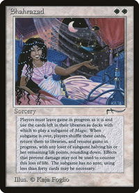Shahrazad - Arabian Nights (ARN) #null - Rare Magic: The Gathering Trading Card