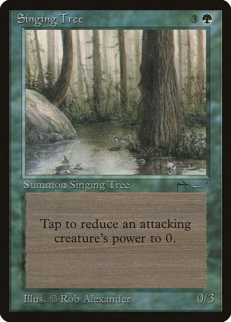 Singing Tree - Arabian Nights Magic: The Gathering trading card