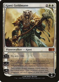 Ajani Goldmane - Magic 2010 (M10) (M10) #1 - Mythic Magic: The Gathering Trading Card