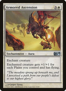 Armored Ascension - Magic 2010 (M10) (M10) #3 - Uncommon Magic: The Gathering Trading Card
