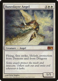 Baneslayer Angel - Magic 2010 (M10) (M10) #4 - Mythic Magic: The Gathering Trading Card