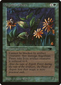 Argothian Pixies - Antiquities (ATQ) #29 - Common Magic: The Gathering Trading Card