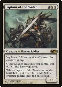 Captain of the Watch - Magic 2010 (M10) (M10) #6 - Rare Magic: The Gathering Trading Card