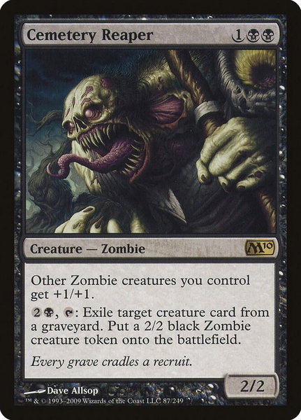 Cemetery Reaper - Magic 2010 (M10) Magic: The Gathering trading card