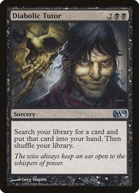 Diabolic Tutor - Magic 2010 (M10) (M10) #91 - Uncommon Magic: The Gathering Trading Card
